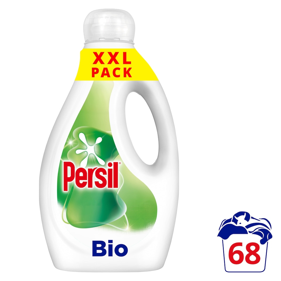image 1 of Persil Bio Laundry Washing Liquid Detergent 68 Washes 1836ml