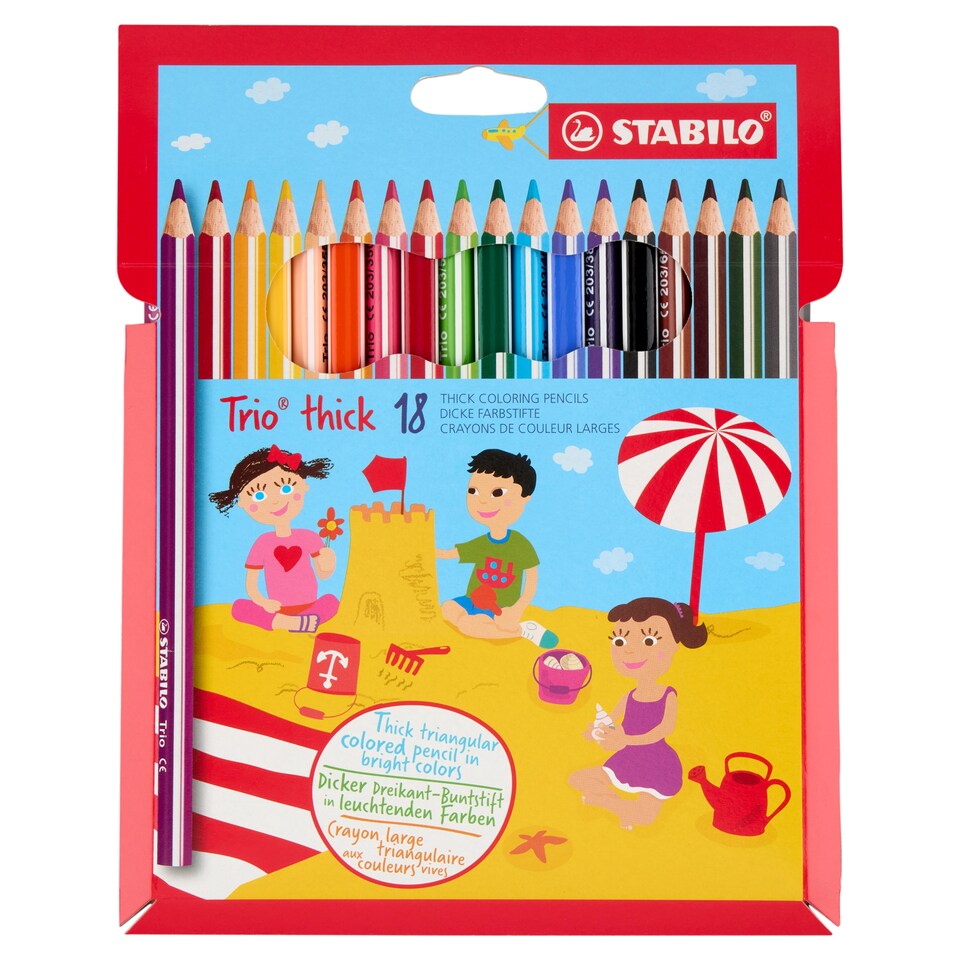 Stabilo Trio Thick Coloring Pencils 18 pcs