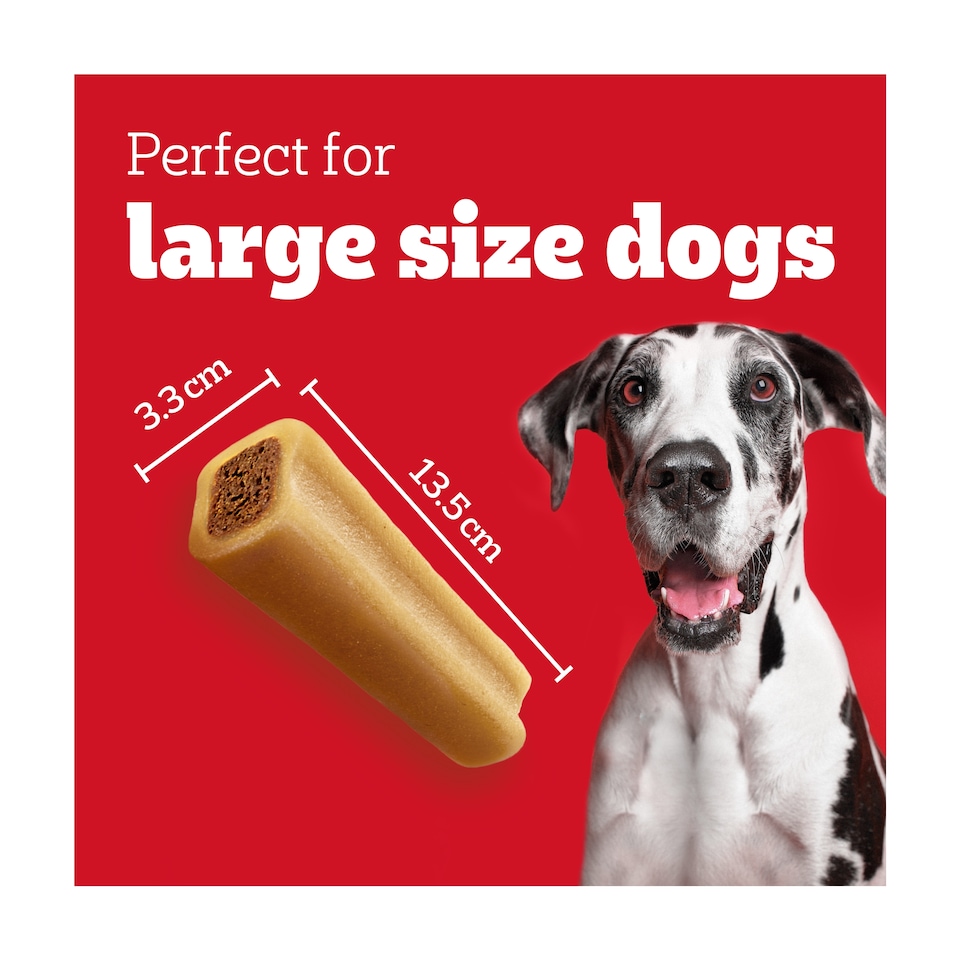 image 1 of Pedigree Jumbone Maxi Large Dog Treat Beef & Poultry 180g