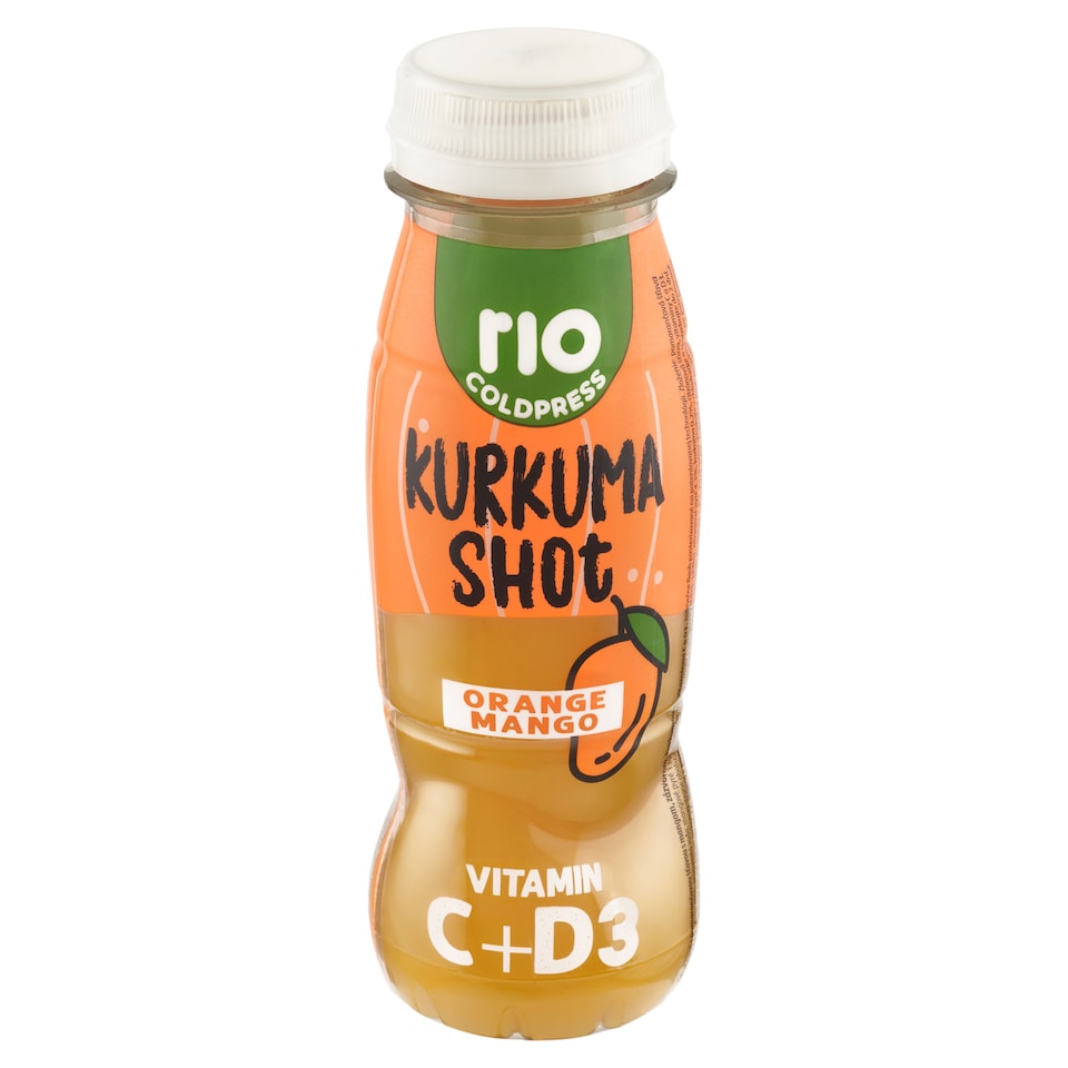 Rio Cold Press Kurkuma Shot Orange Mango 180 ml