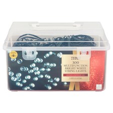 Tesco 300 Mfunction Bright White Lights