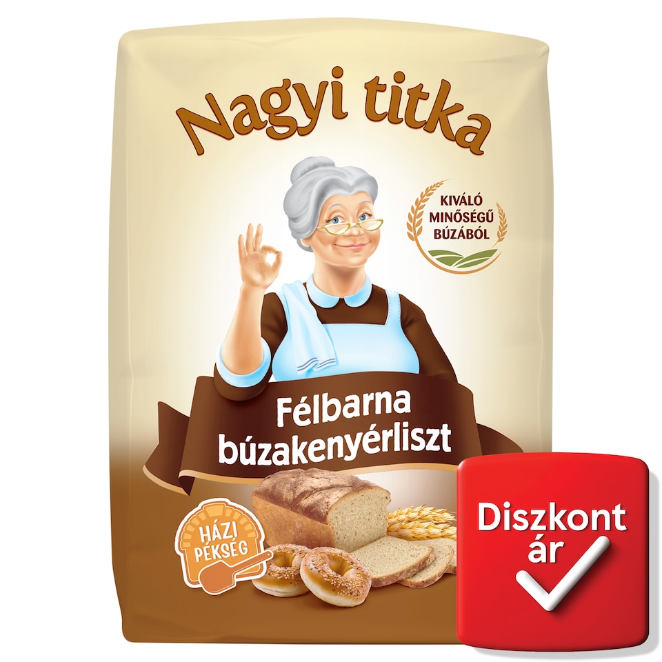 Nagyi titka félbarna búzakenyérliszt 1 kg