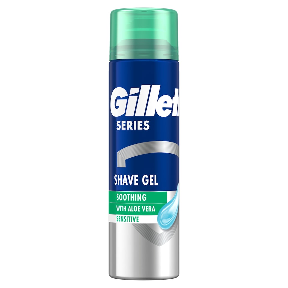 Gillette Series Nyugtató Hatású Borotvazselé Aloe Verával, 200ml  1. kép