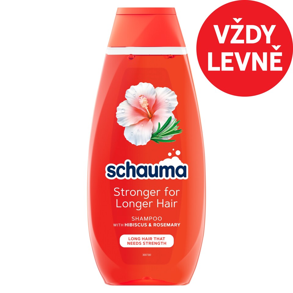 Schauma Stronger for Longer Hair šampon pro dlouhé vlasy s ibiškem a rozmarýnem 400ml