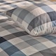 image 3 of Silentnight Supersoft Check Duvet Set Double 
