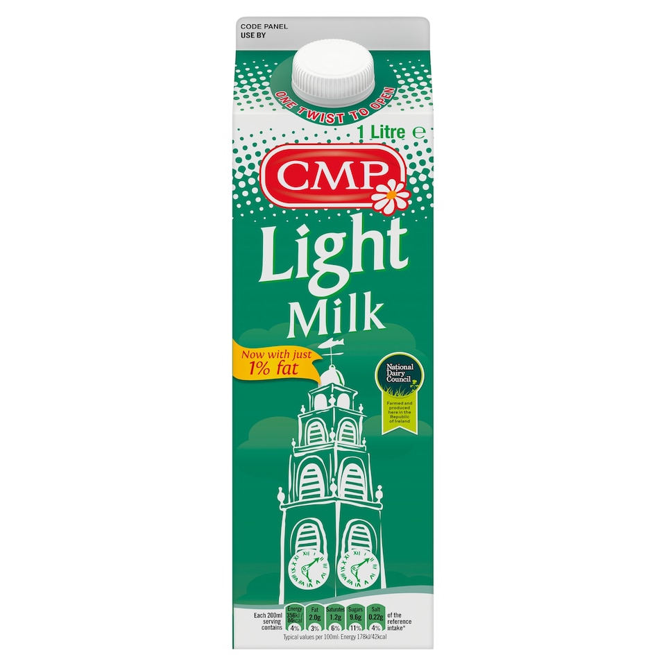 Cmp Light Milk 1Litre