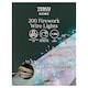 image 1 of Tesco 200 Multicoloured Firework Wire LED Christmas Lights