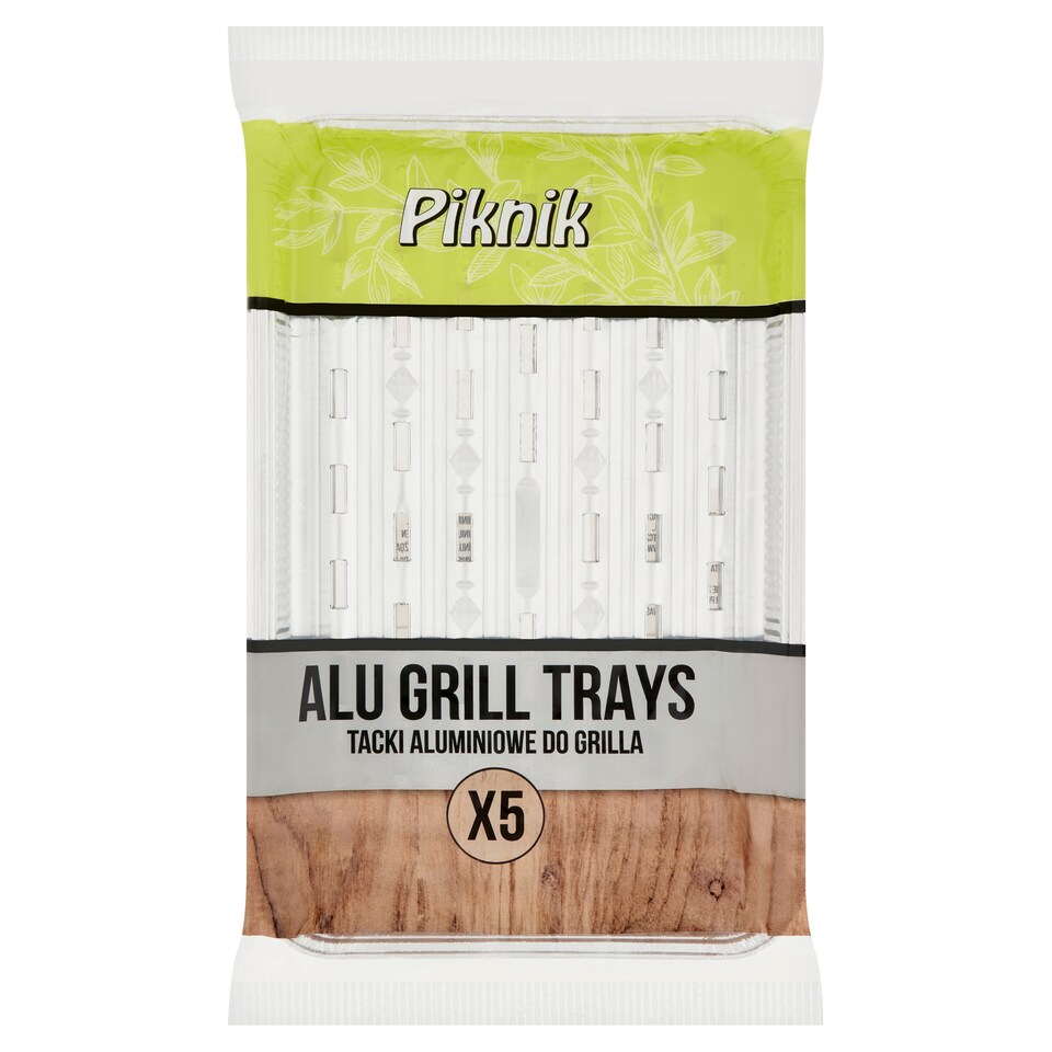 Piknik Alu Grill Trays 5 pcs