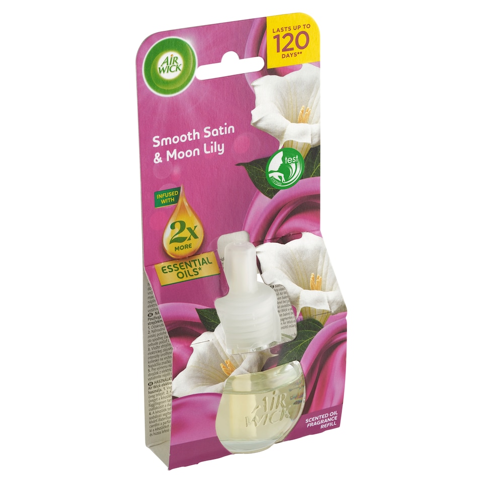 image 1 of Air Wick Scented Oil Fragrance Refill Smooth Satin & Moon Lily 19ml