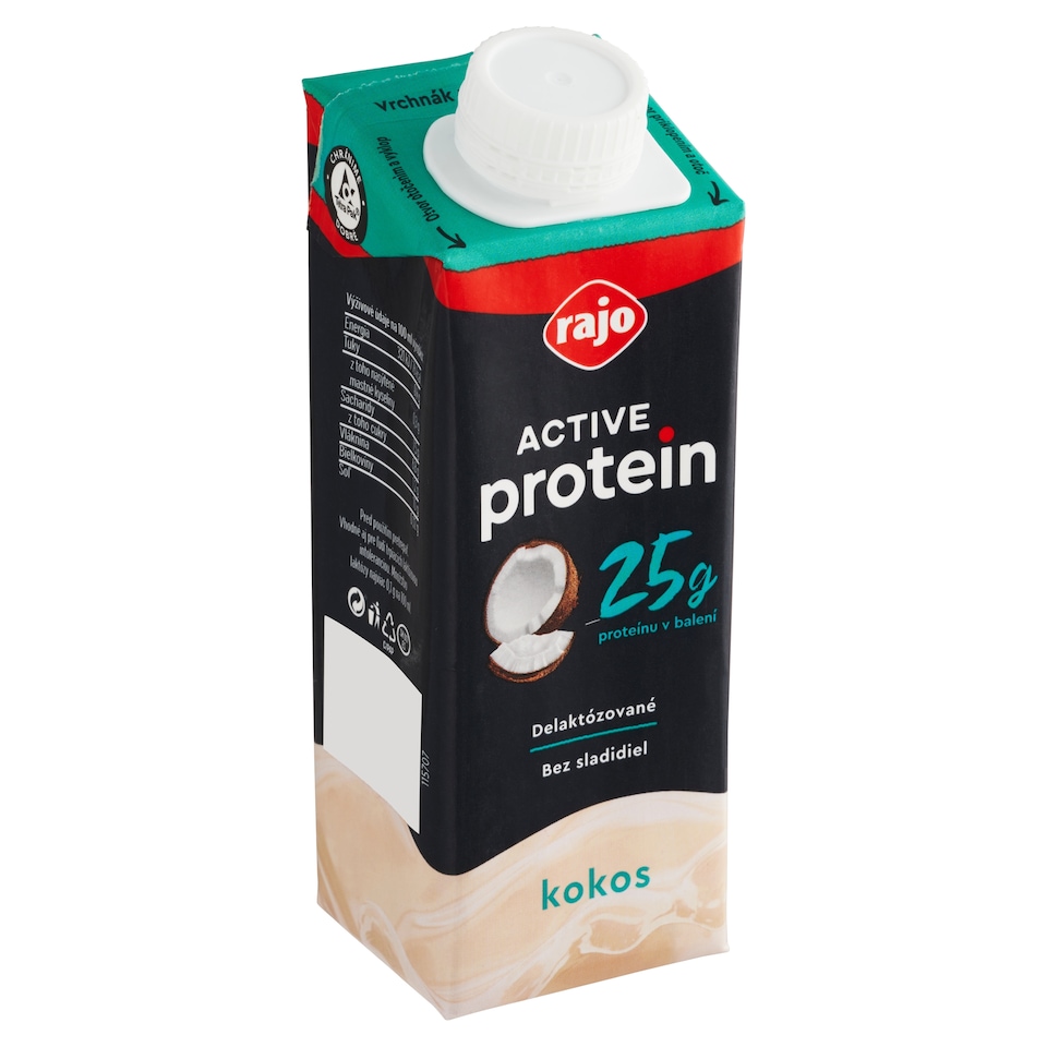 obrázok 1 z Rajo Active Protein Kokos 250 ml