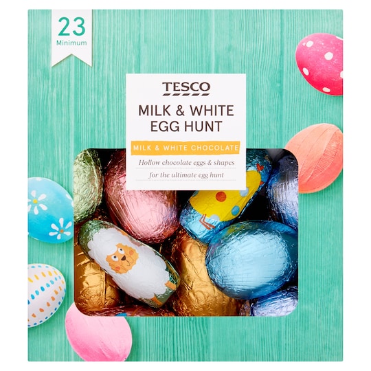 Tesco Milk And White Egg Hunt 475G
