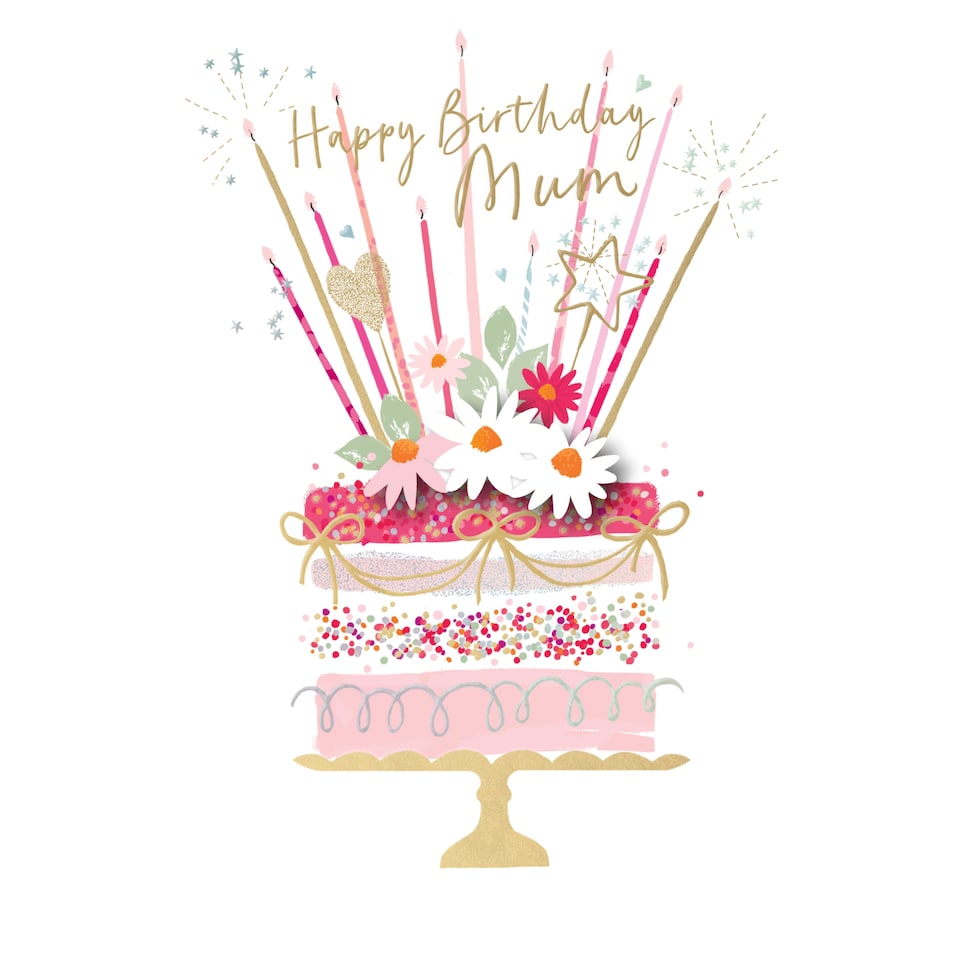 Carlton Birthday Card Happy Birthday Mum