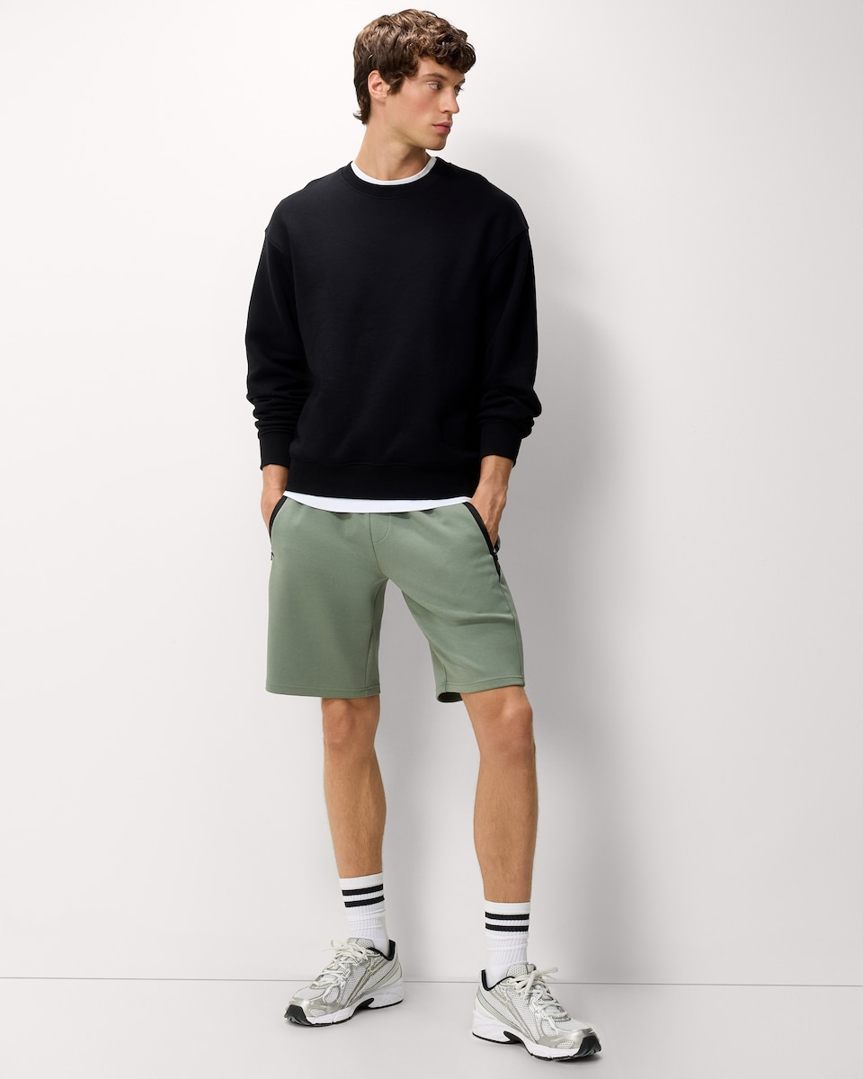 image 1 of F&F Active TECHSPORT Zip Pocket Shorts in Khaki