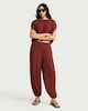 image 2 of F&F Textured Batwing Top in Red
