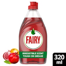 Fairy Clean & Fresh Washing Up Liquid - Pomegranate & Grapefruit 320ml