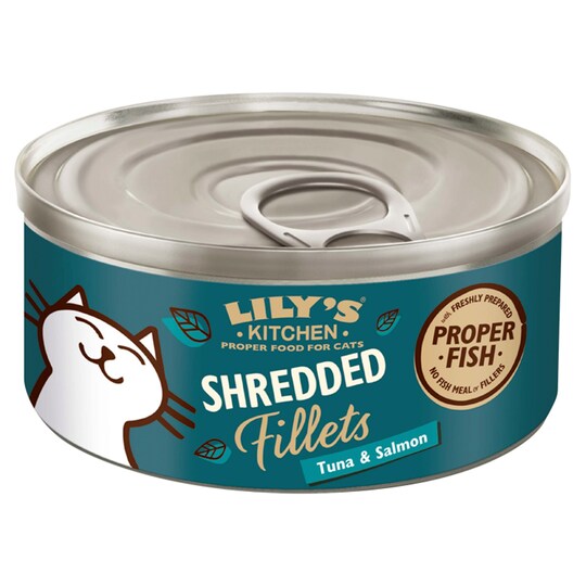 Lily's Kitchen Cat Shredded Fillets Tuna & Salmon 70G Tesco Groceries