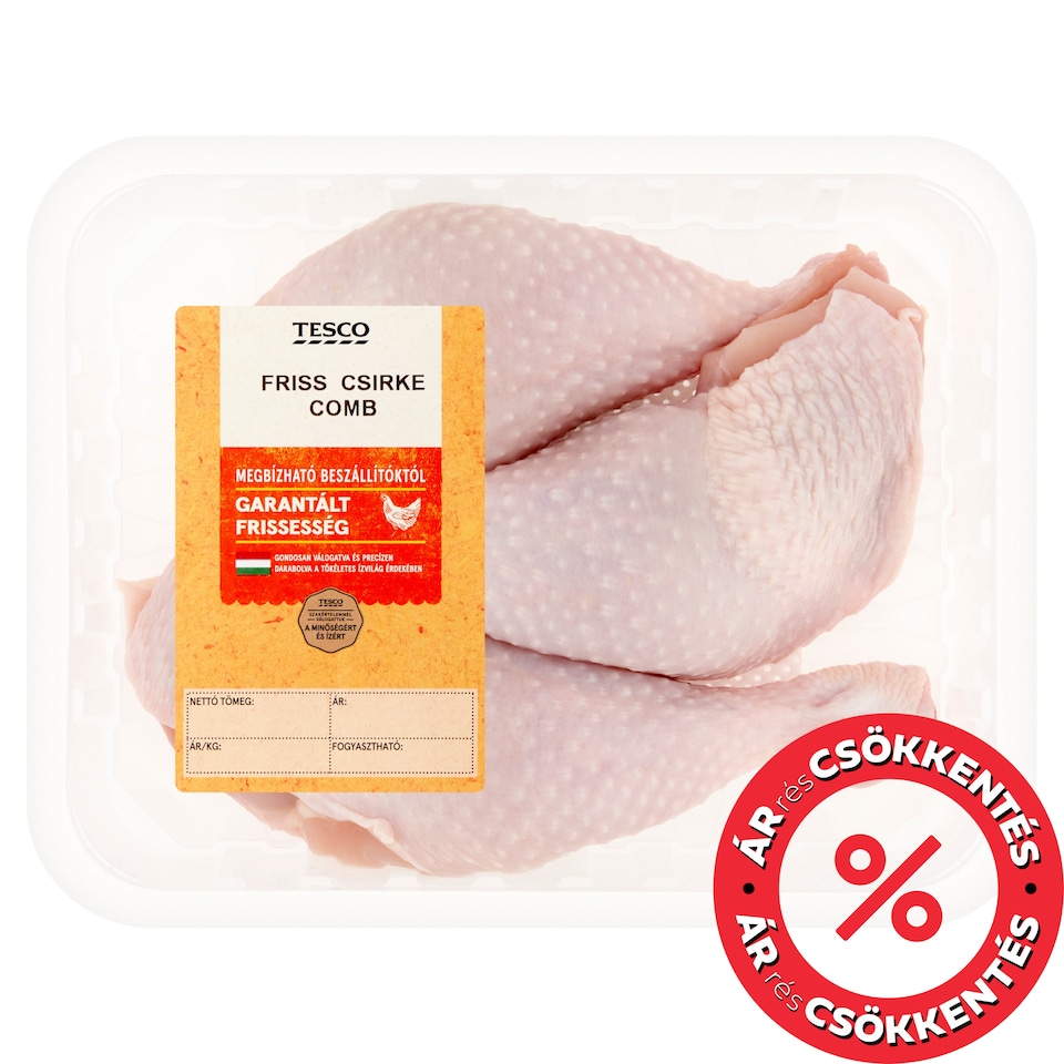 Tesco friss csirke comb 650 g