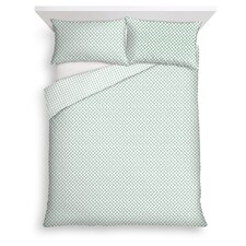 Tesco Spring Is Here Green Checkerboard Duvet Set Double
