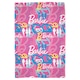 image 1 of Barbie Figures Fleece Blanket