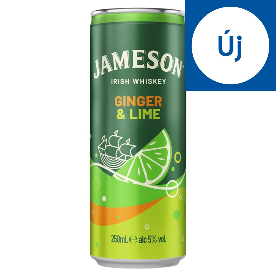 Jameson Ginger & Lime Irish Whiskey 5% 250 ml