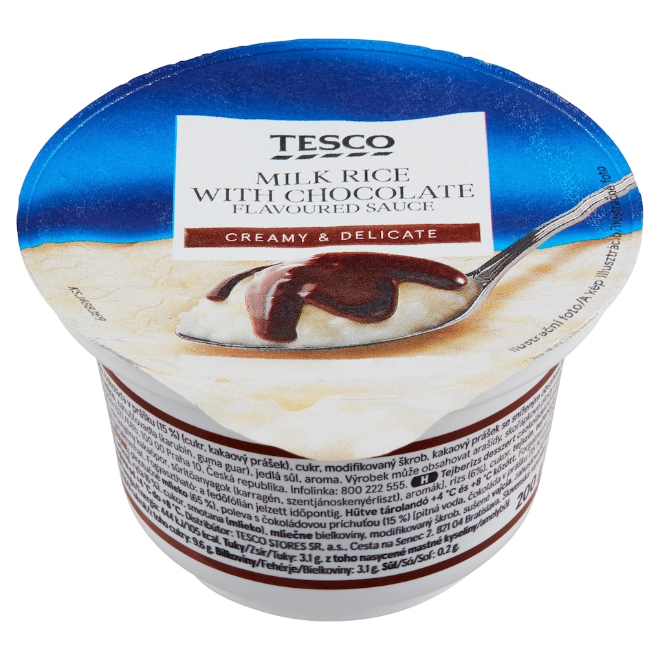 image 1 of Tesco Milk Rice with Chocolate Flavoured Sauce 200 g