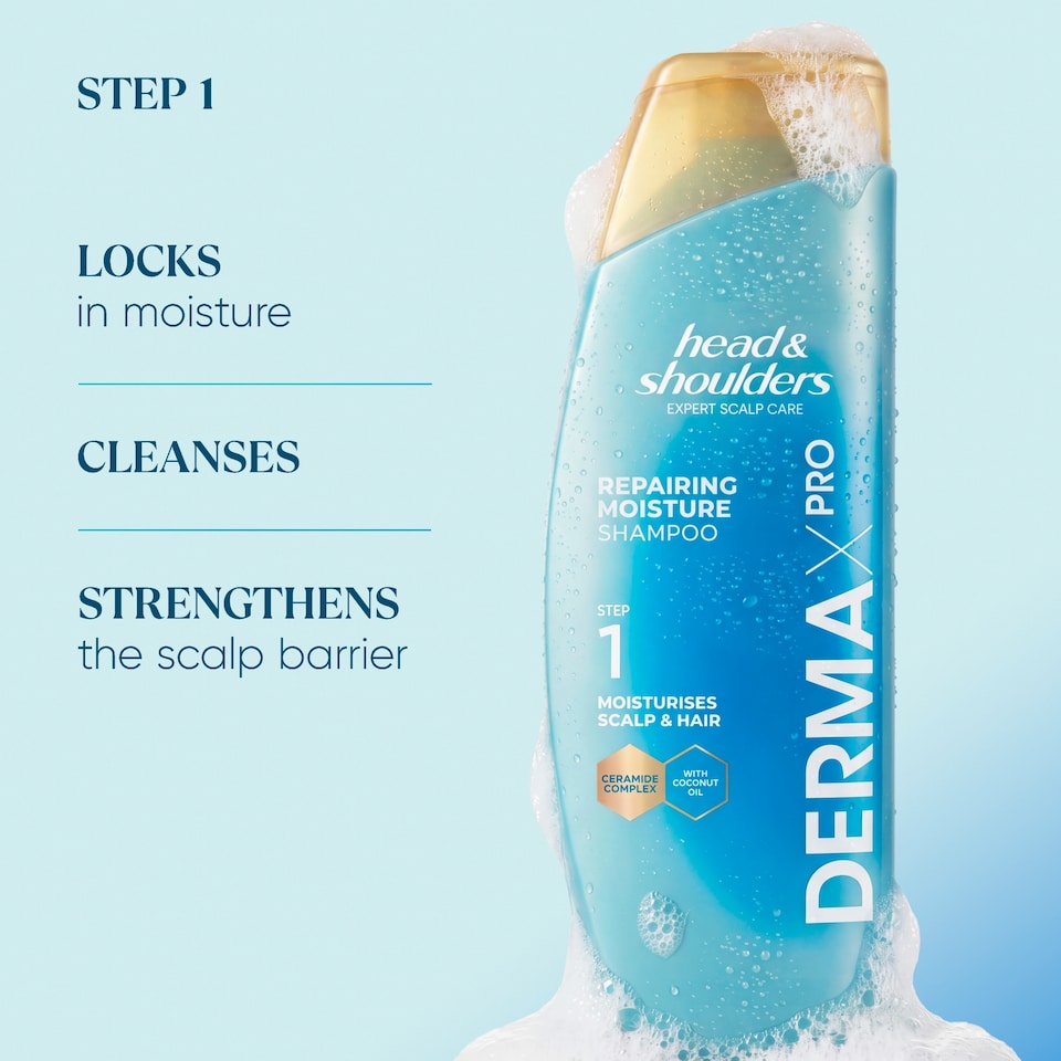image 1 of Head & Shoulders DermaX Pro Shampoo Hydration Anti Dandruff 300Ml