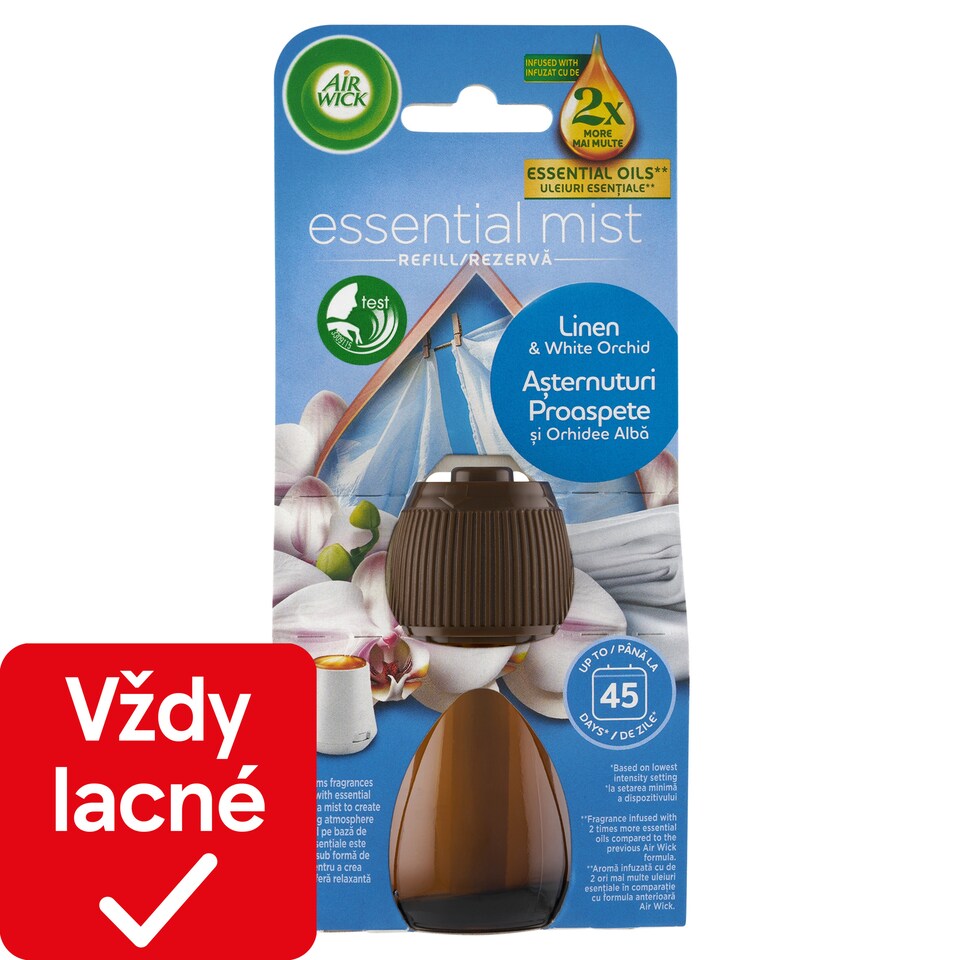 obrázok 1 z Air Wick Náplň pre aroma difuzér bielizeň a biela orchidea 20 ml