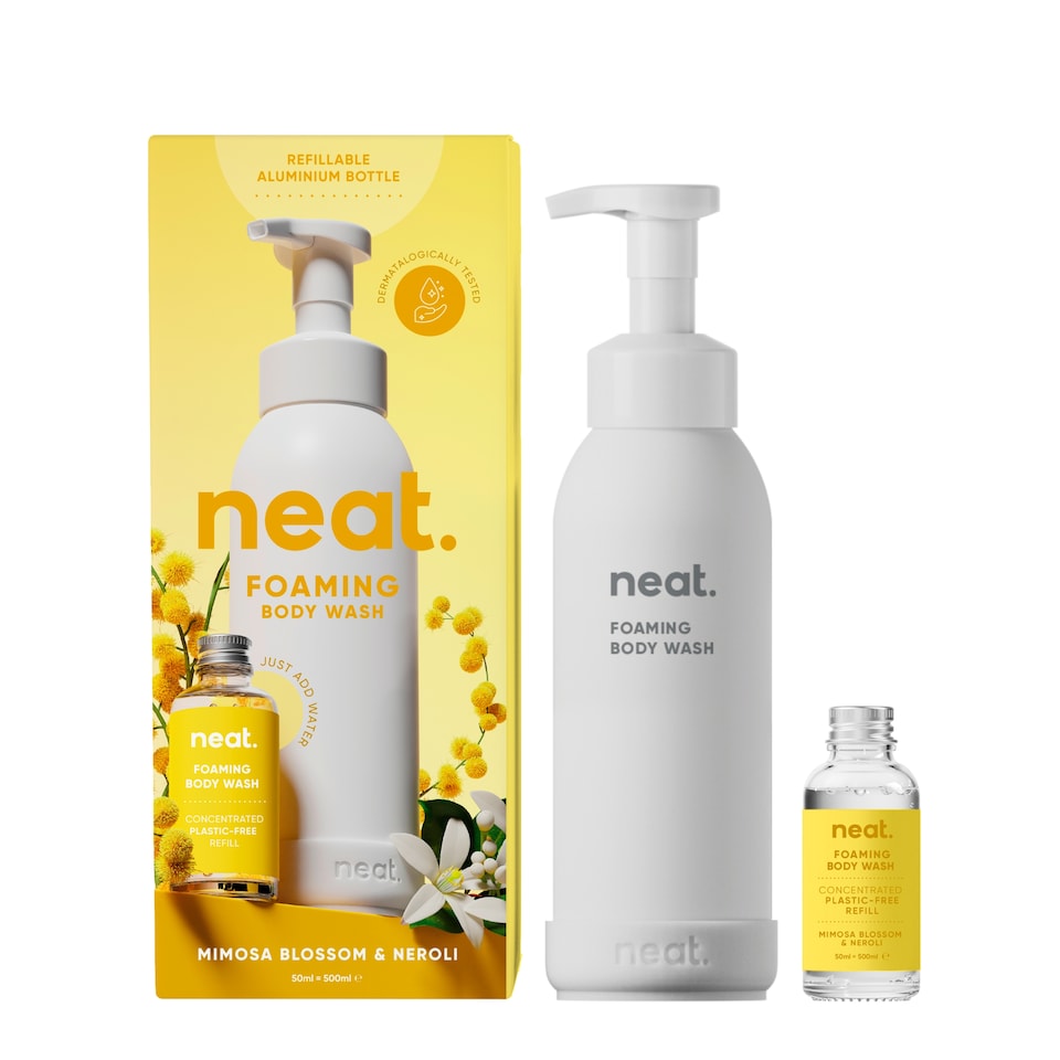 image 1 of Neat Foaming Body Wash Mimosa Blossom and Neroli Starter Pack 50ml