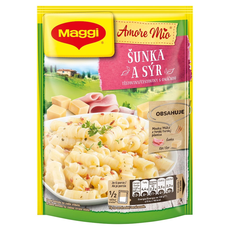 MAGGI Amore Mio Šunka a sýr 140g