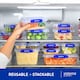 image 3 of Sistema Essentials Klip It Plus Food Storage 6 Pack 