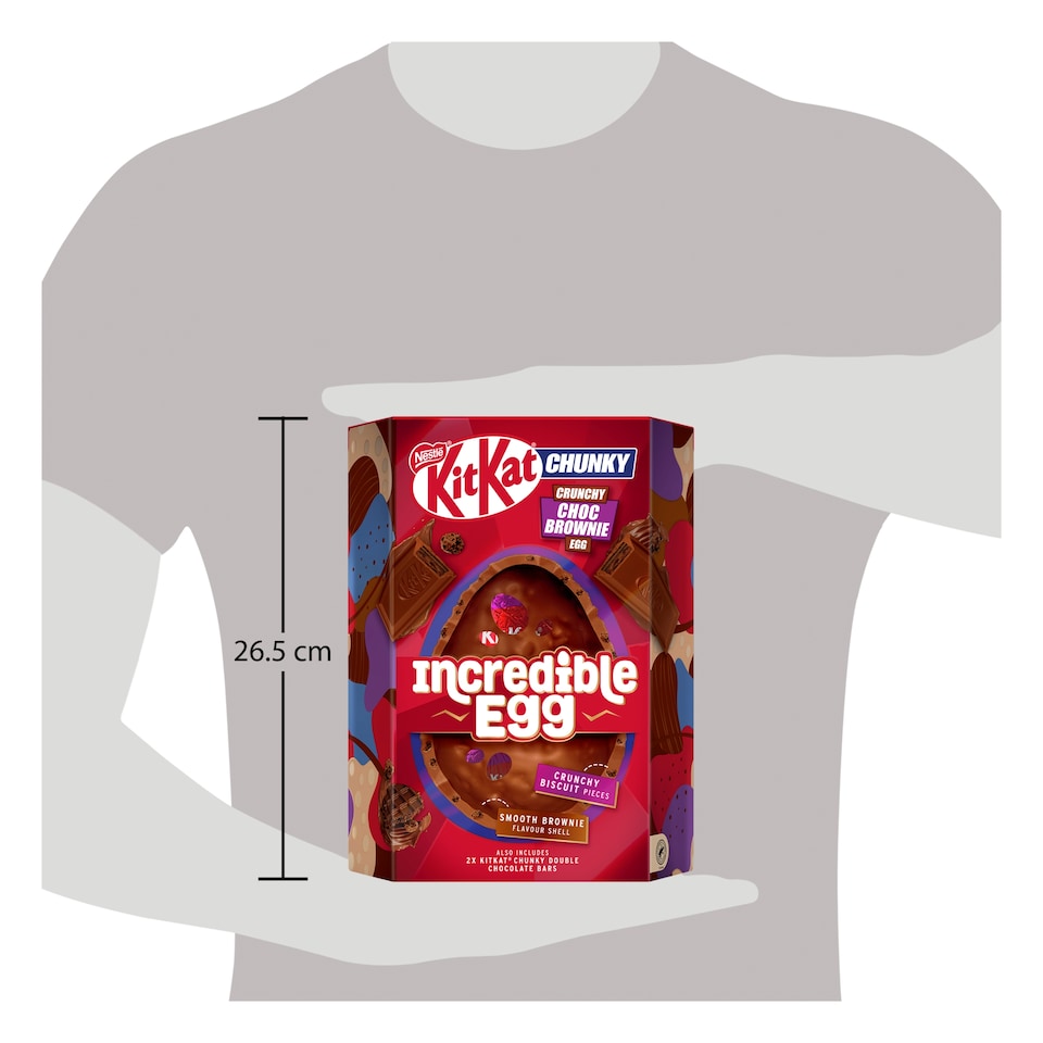 image 1 of Kit Kat Double Chocolate Incredible Egg 384g