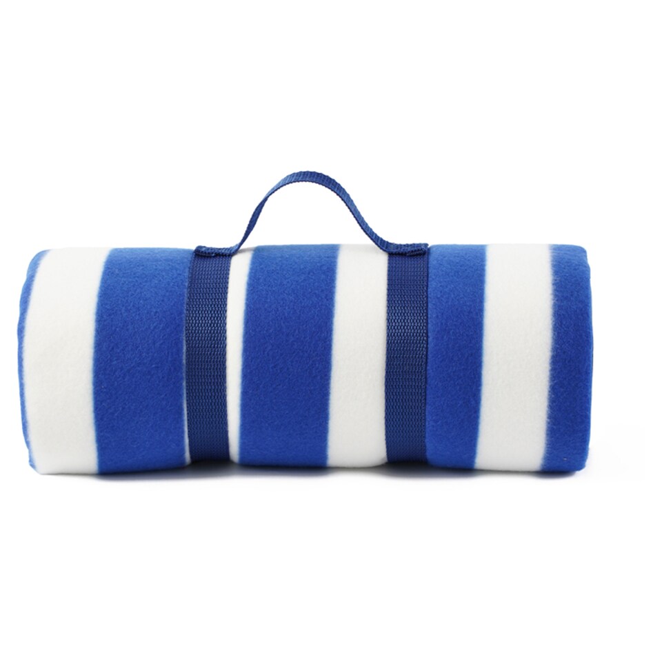 image 1 of Tesco Blue Stripe Picnic Rug