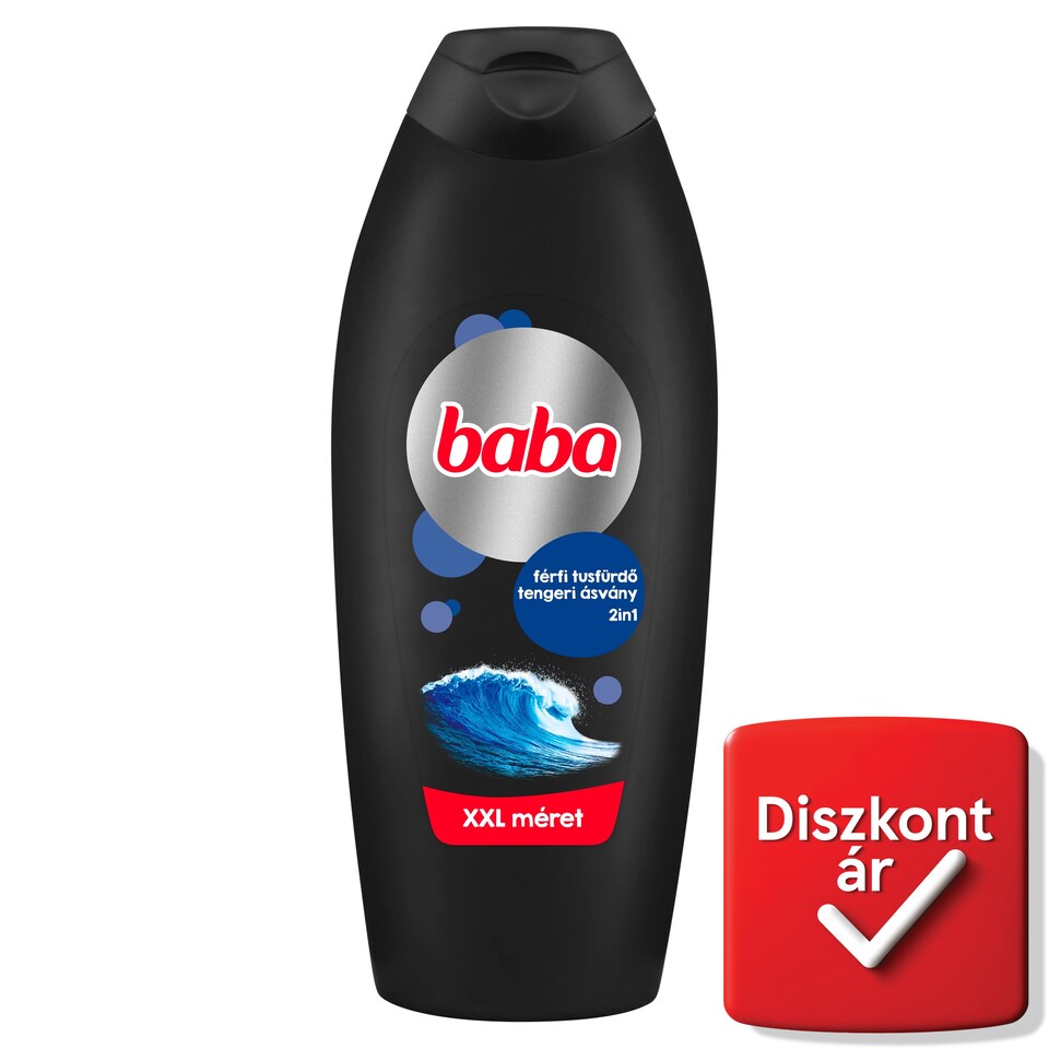 Baba 2in1 tengeri ásvány férfi tusfürdő 750 ml