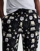 image 2 of Disney Star Wars Mandalorian Fleece Pyjama Bottoms in Black