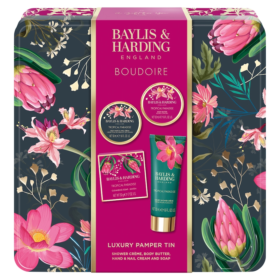 image 1 of Baylis & Harding Boudoire Luxury Pamper Tin Gift Set