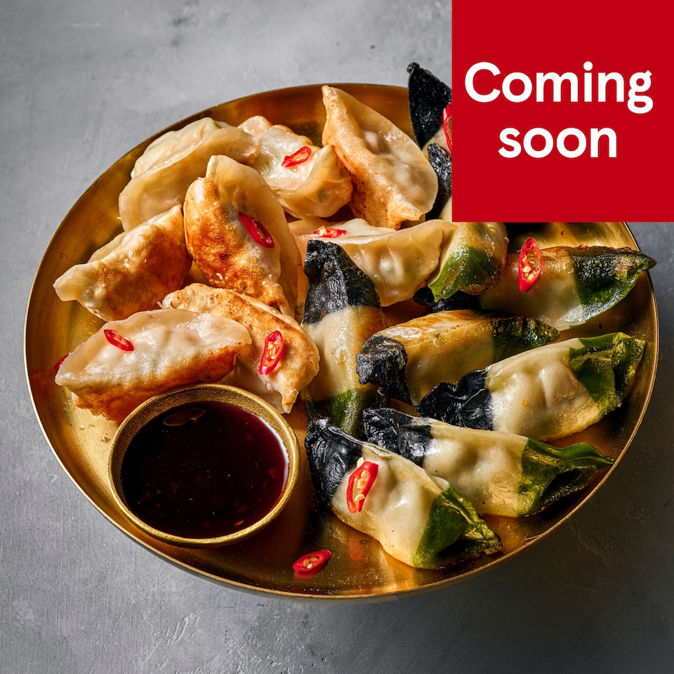 98. Tesco Finest 8 Seafood Gyoza & 8 Tri-colour Prawn Gyoza Selection 500g (Serves 16)
