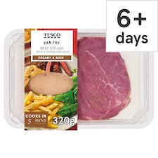 Tesco Beef Steaks with Peppercorn Sauce 320g