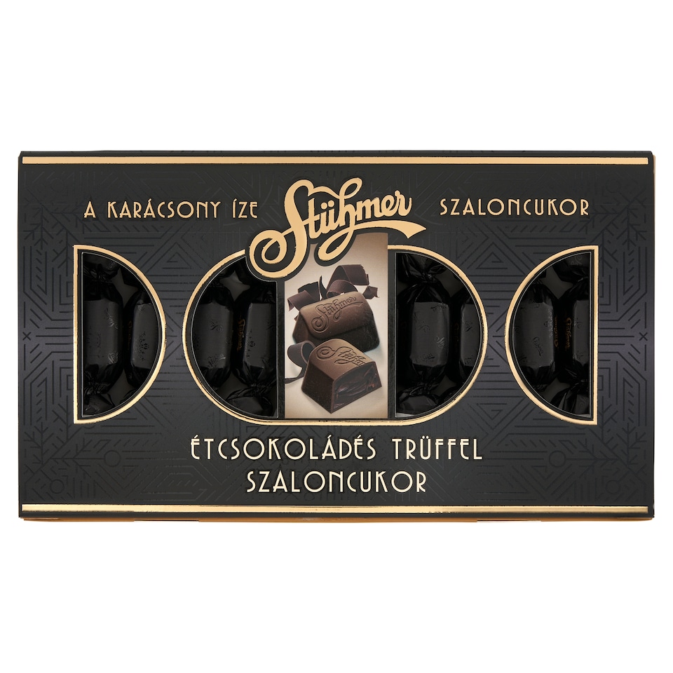 Stühmer Dark Chocolate Truffle Christmas Candy 225 g