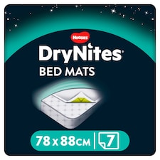 Huggies DryNites Bedwetting Incontinence Bedmats x7 Sheets