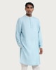 image 2 of F&F Patterned Long Sleeved Kurta in Mint