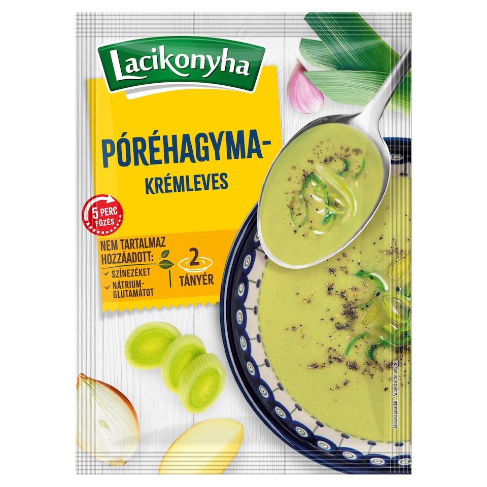 Lacikonyha póréhagyma-krémleves 50 g  1. kép