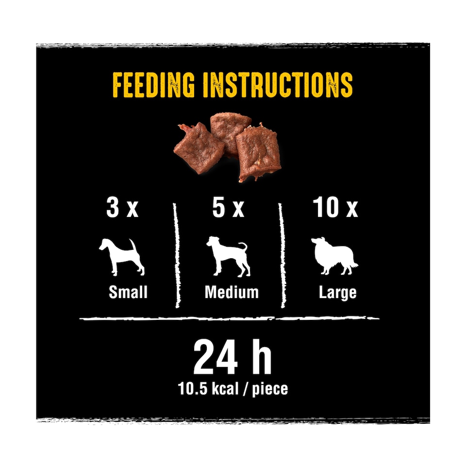 image 1 of Crave Natural Grain Free Protein Chunks Adult Dog Treat Chicken 55g