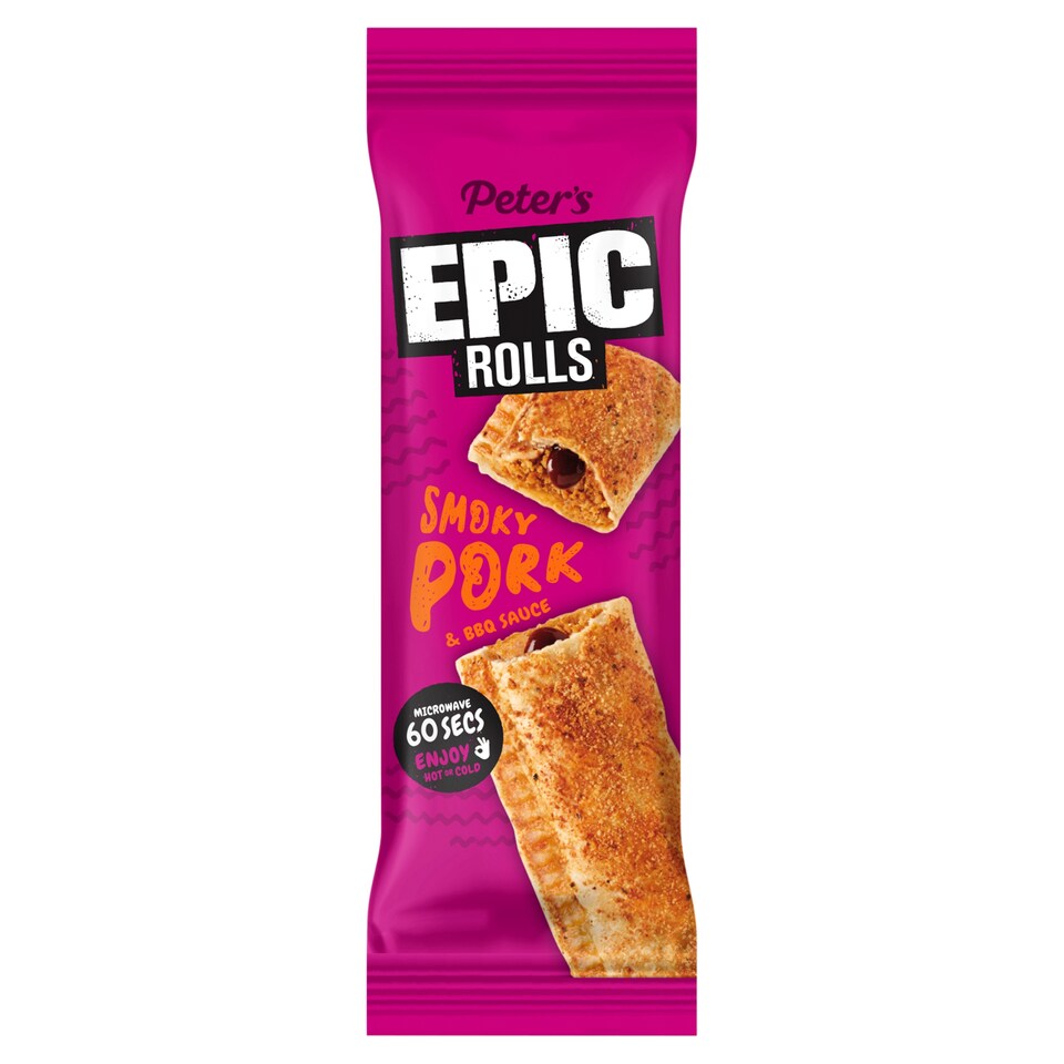 PETERS EPIC ROLLS SMOKY PORK & BBQ SAUCE