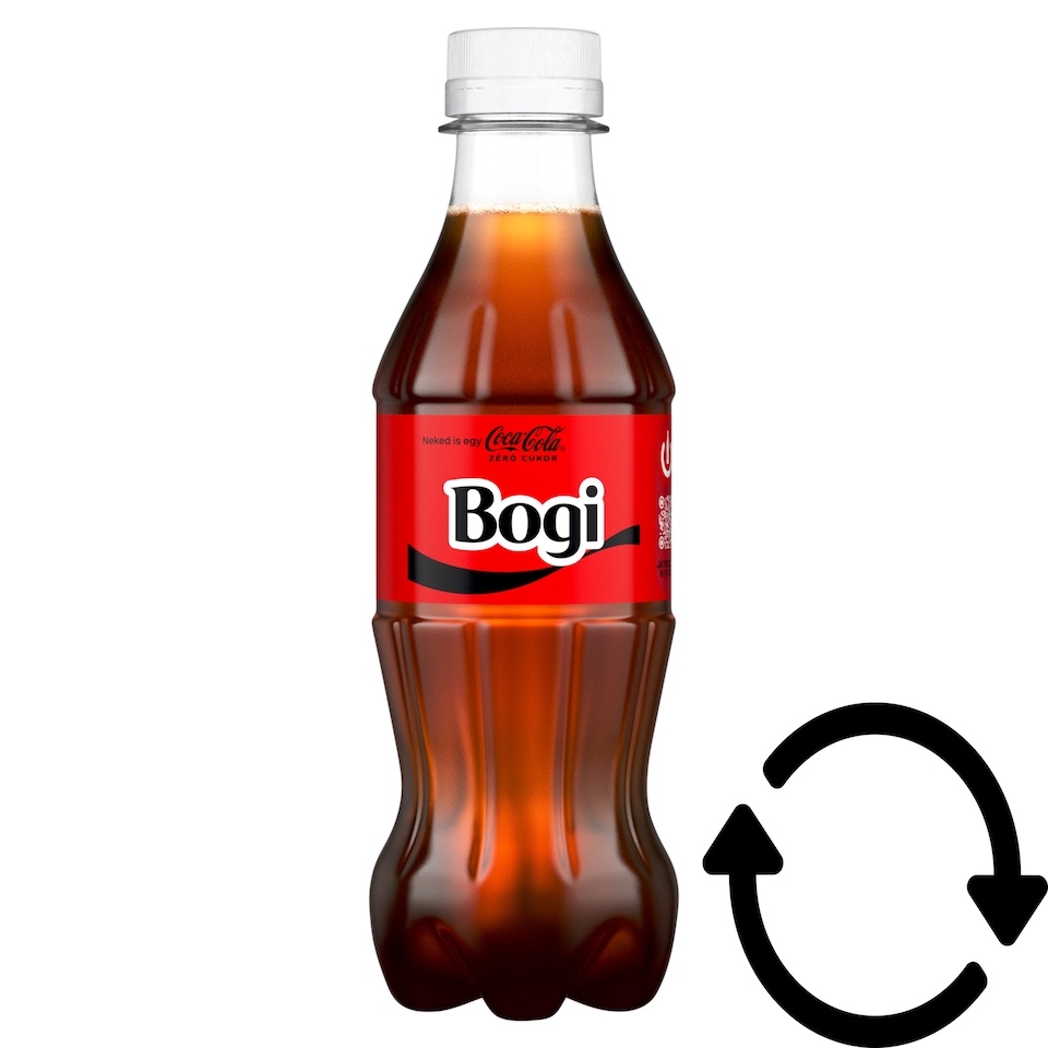 Coca-Cola zéró cukor colaízű energiamentes szénsavas üdítőital édesítőszerekkel 300 ml