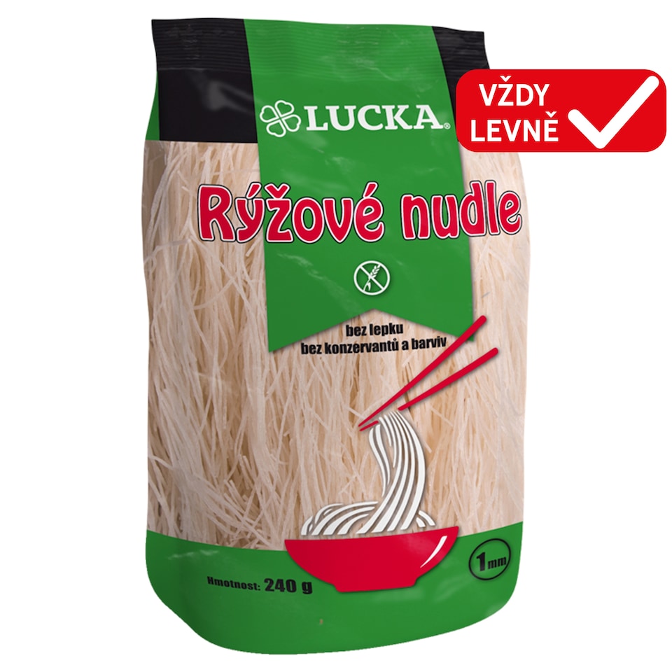 Lucka Rýžové nudle 240g