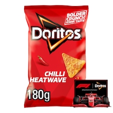 Doritos Tortilla Chips Chilli Heatwave Sharing Bag Crisps 180g