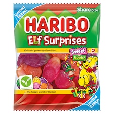 HARIBO Elf Surprises Vegetarian Sweets Share Bag 160g