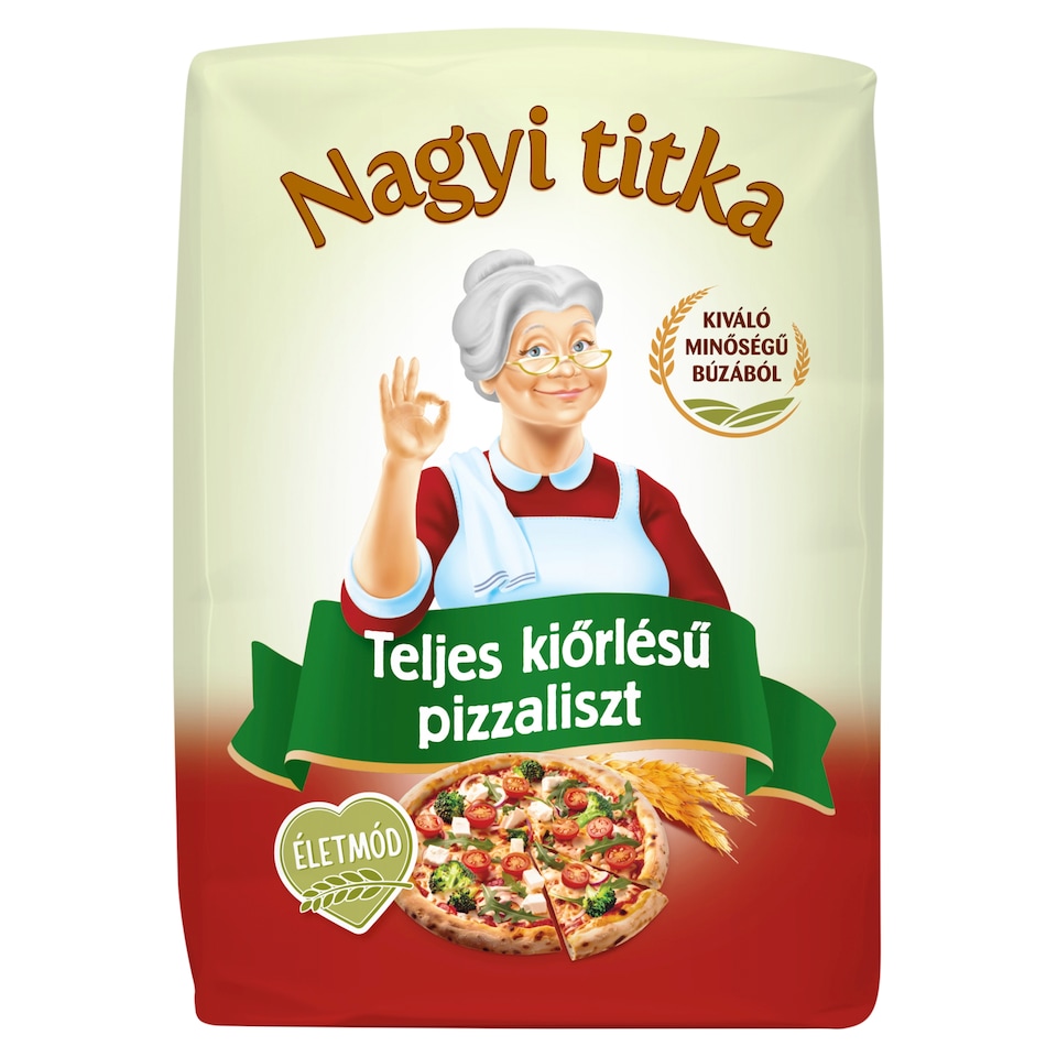 Nagyi titka teljes kiőrlésű pizzaliszt 1 kg