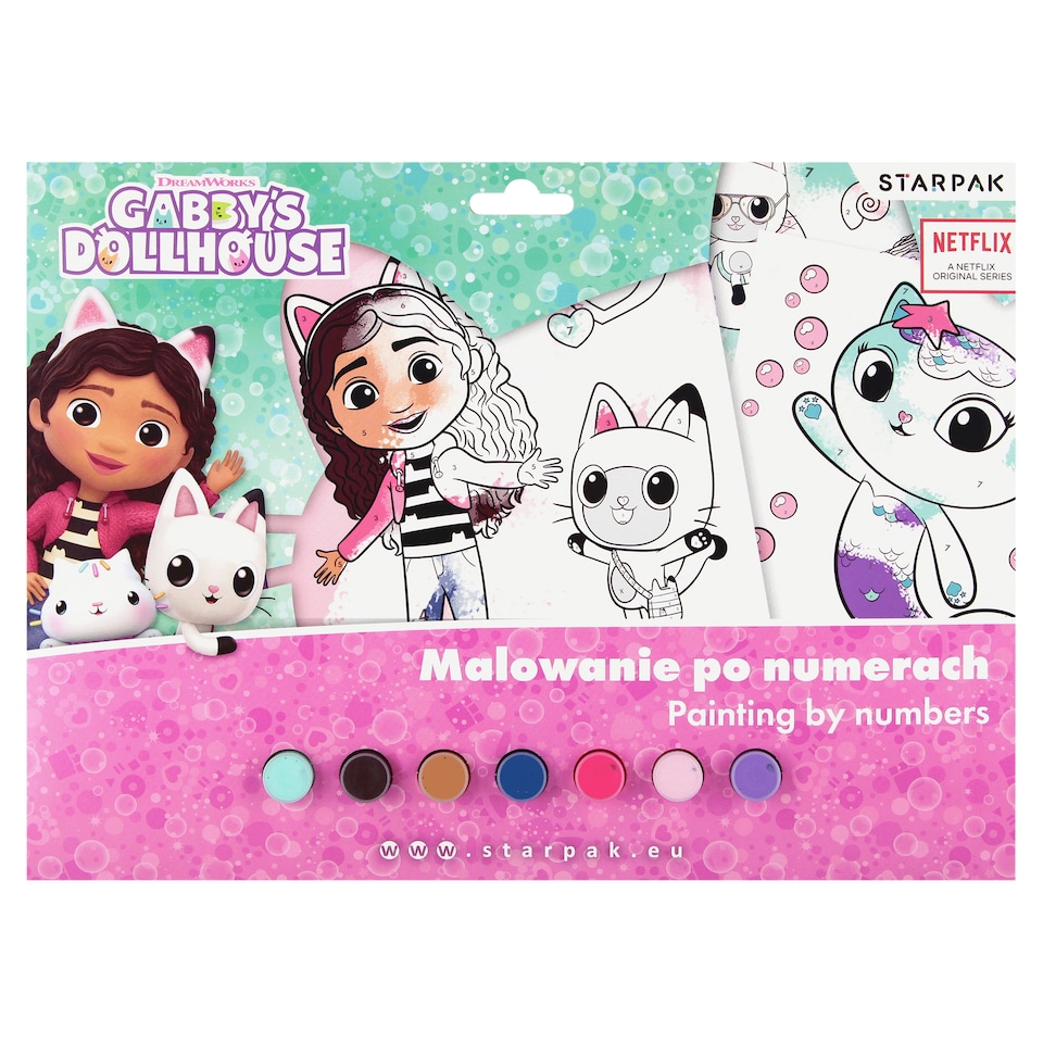 Gabby's Doll House számfestő készlet
