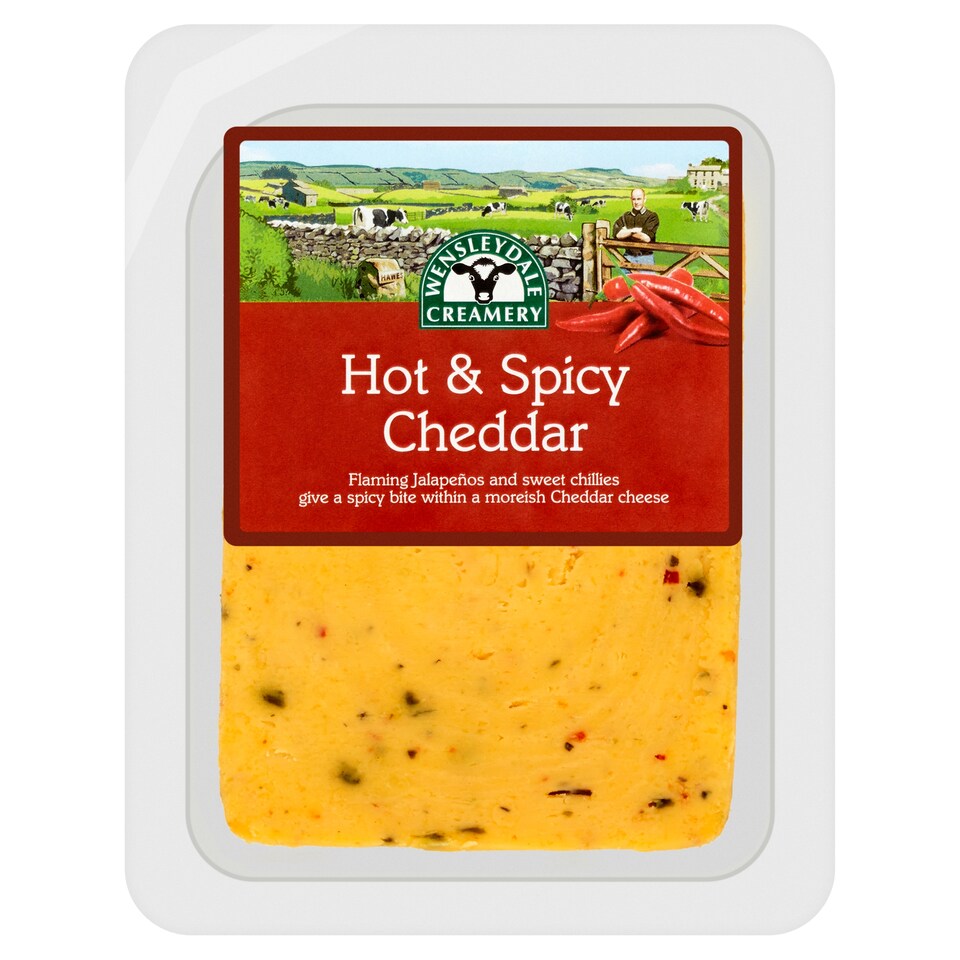 Wensleydale Hot & Spicy Cheese 180G